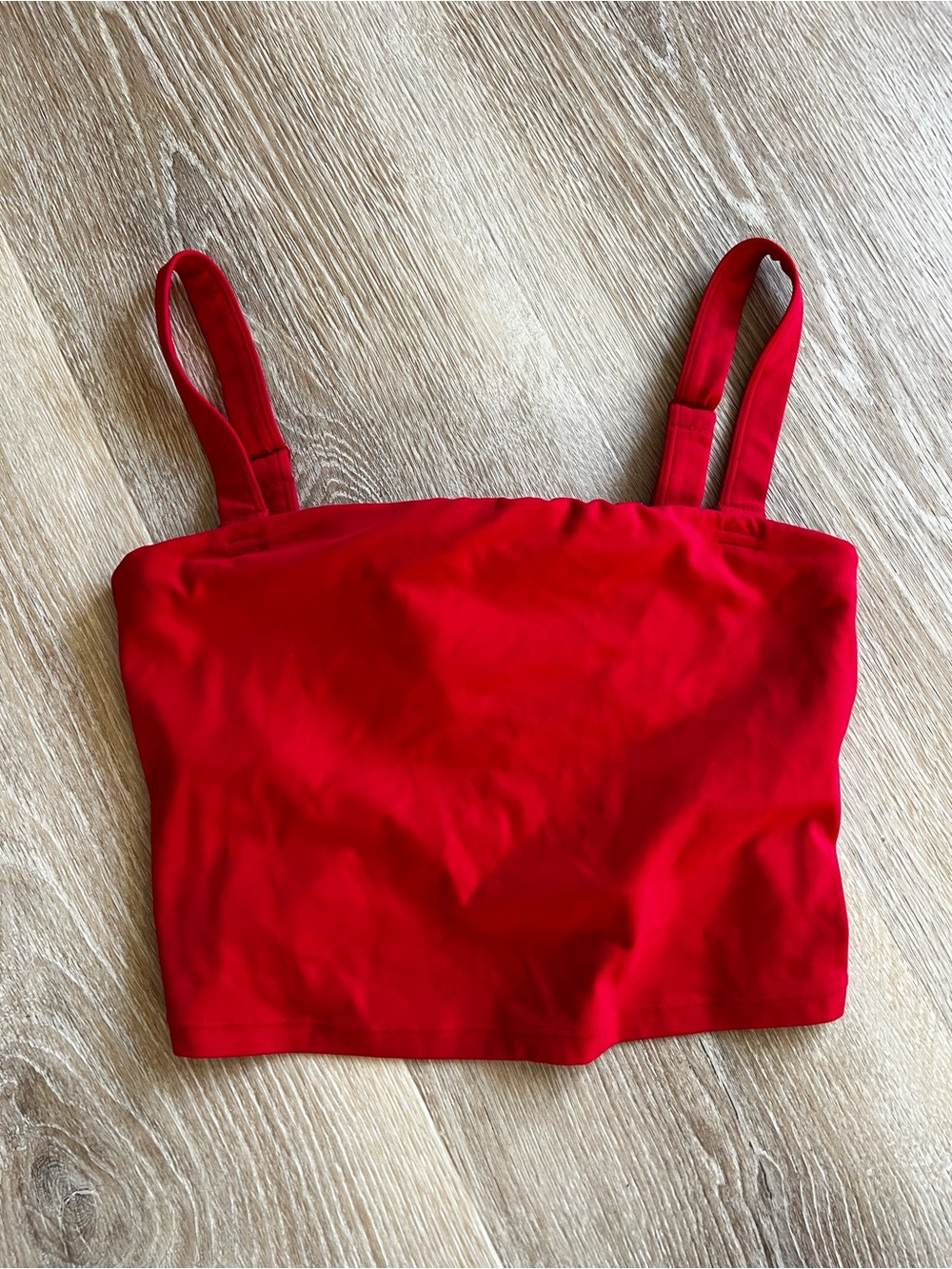 Red Women's Tank Top - Classic Strappy Crop